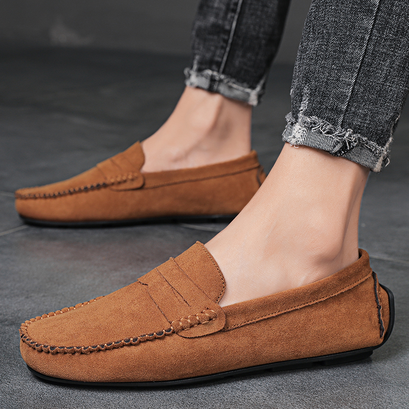 Men Suede Casual Leather Shoes - Men'S Fashion Loafers Shoes recensione e prezzo