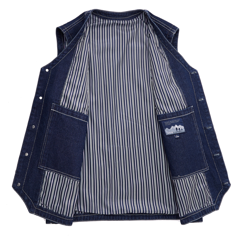 Men Jean Vest Outerwear Denim  - Men'S Fashion Vest With Jeans recensione e prezzo