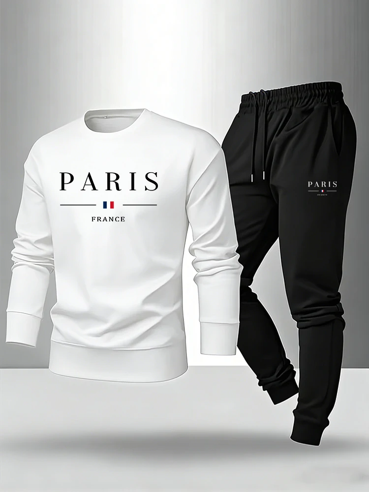 Paris Print Men's Set Pullover - Men'S Fashion Hoodies recensione e prezzo