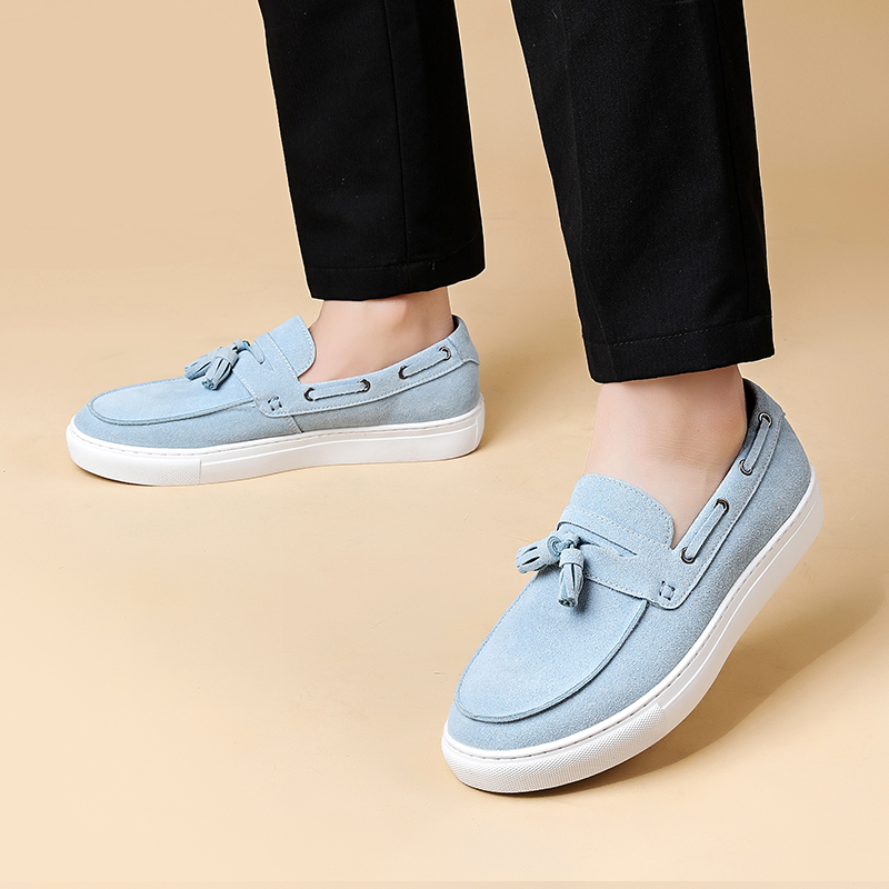 Classic Men's Suede Leather Ta - Suede Loafers Men recensione e prezzo