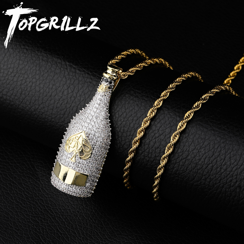 TOPGRILLZ Big Wine Bottle Neck - Fashion Men Vogue recensione e prezzo