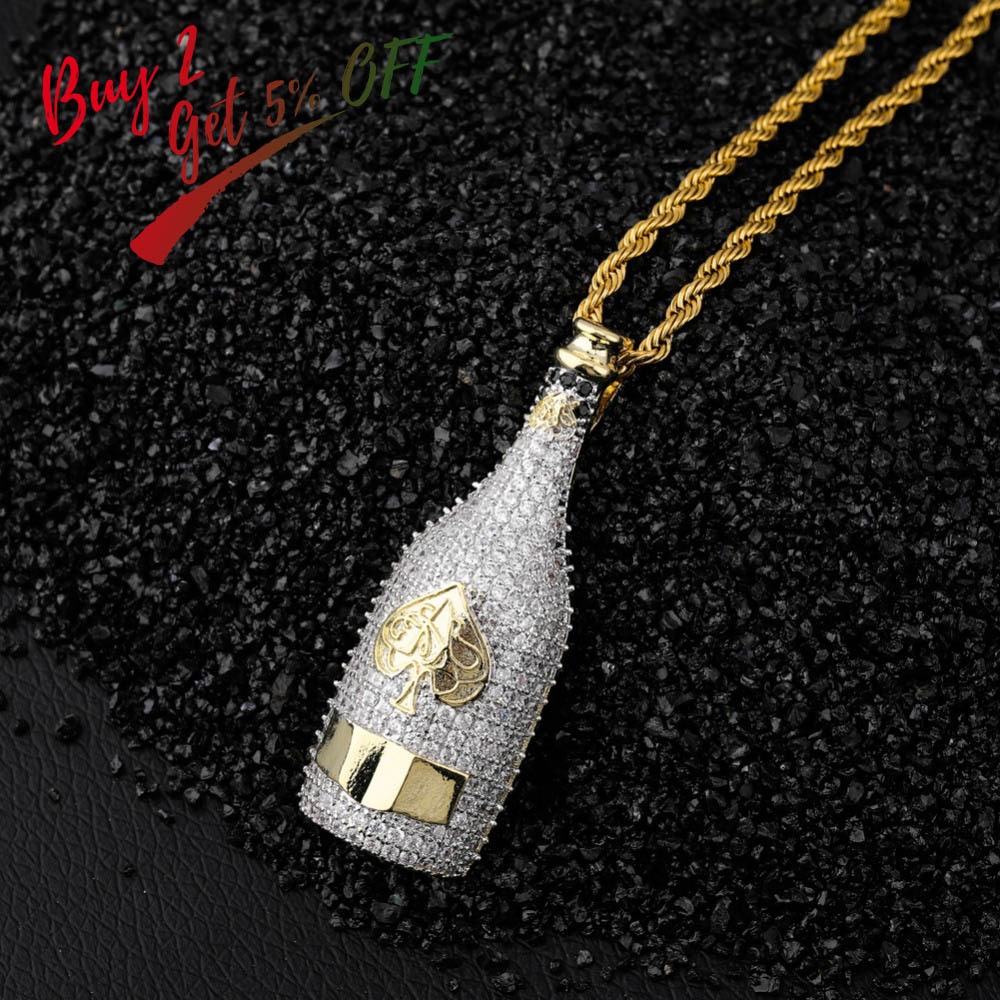 TOPGRILLZ Big Wine Bottle Neck - Fashion Men Vogue recensione e prezzo