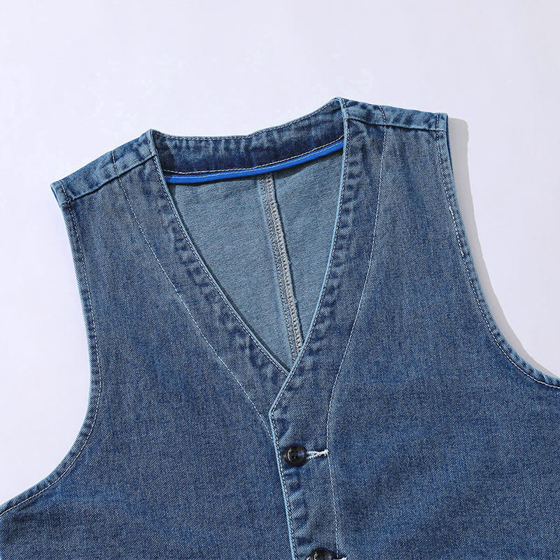 Denim Vest Men's Jacket Spring - Men'S Fashion Vest With Jeans recensione e prezzo