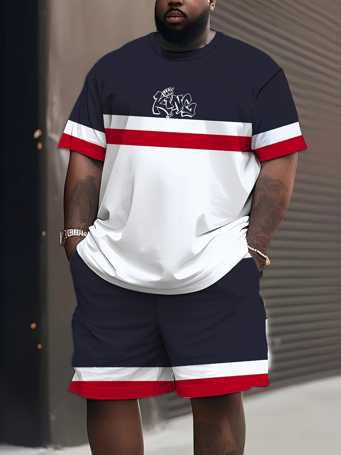 New Plus Size Men's T-shirt An - Quality Men'S Fashion recensione e prezzo