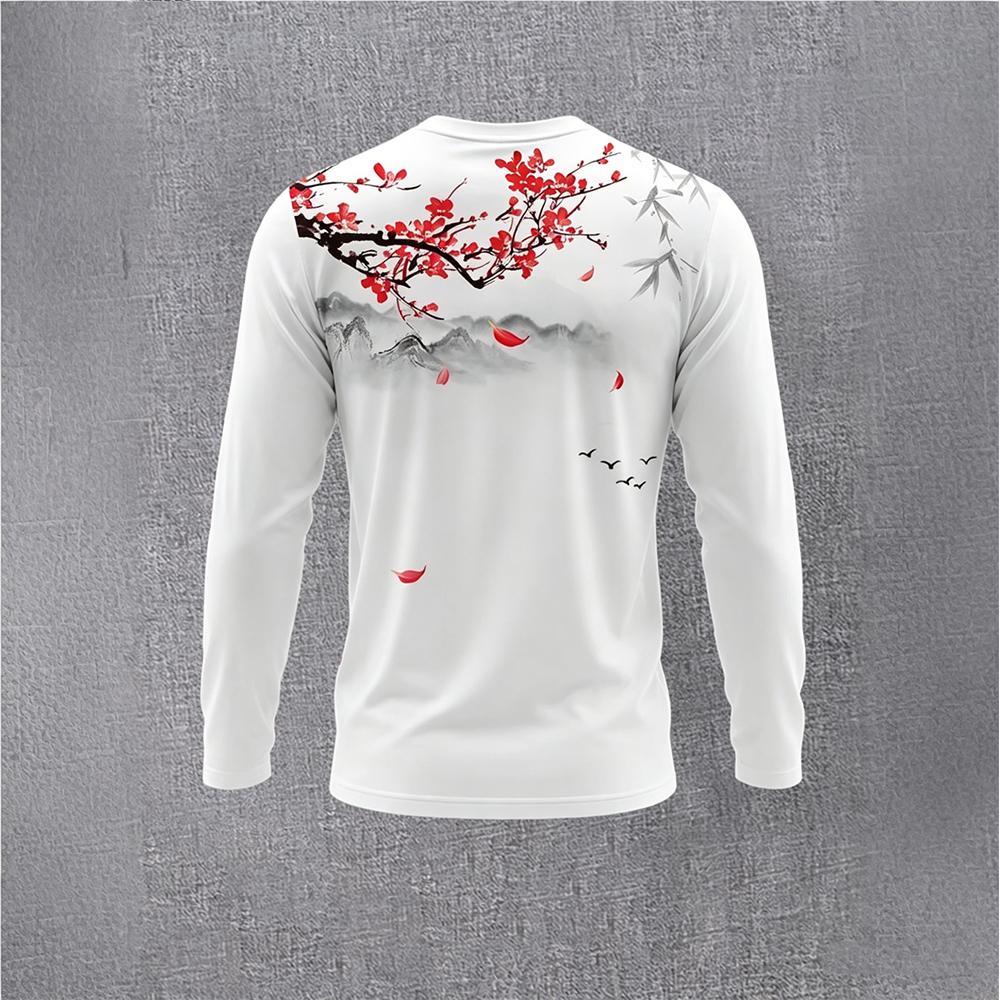 Chinese Style Ink Plum Blossom - Mens Fashion Top recensione e prezzo