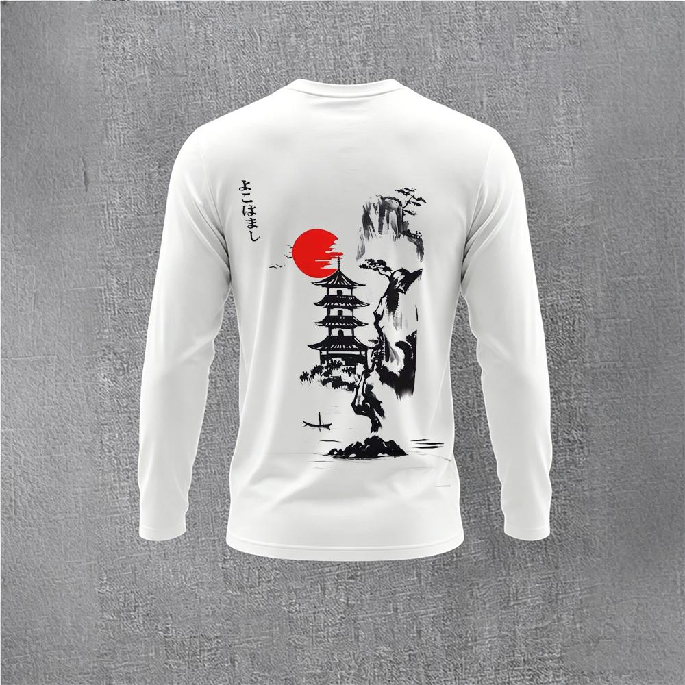 Chinese Style Ink Plum Blossom - Mens Fashion Top recensione e prezzo