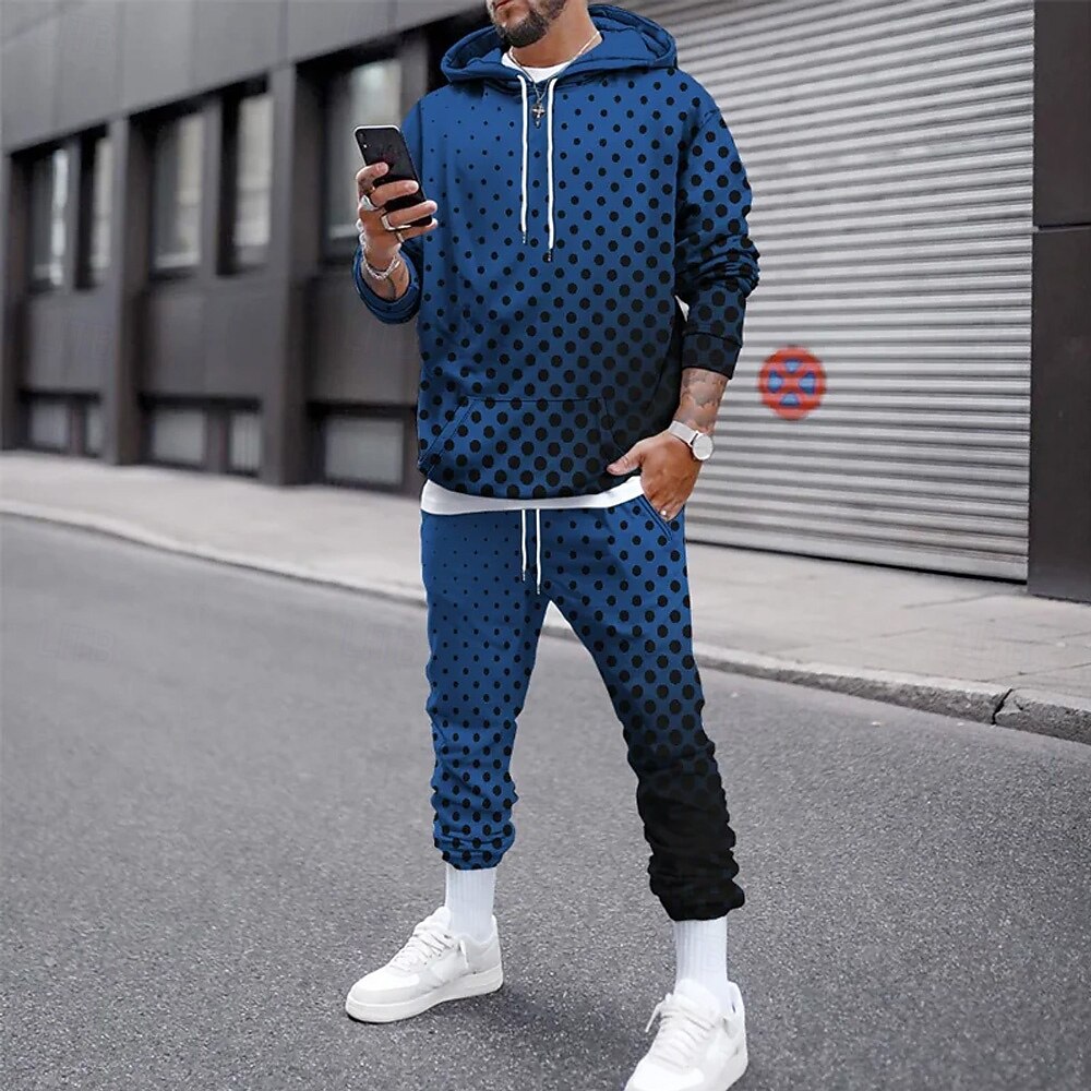 Funny 3D Polka Dot Print Men's - Men'S Fashion Hoodies recensione e prezzo