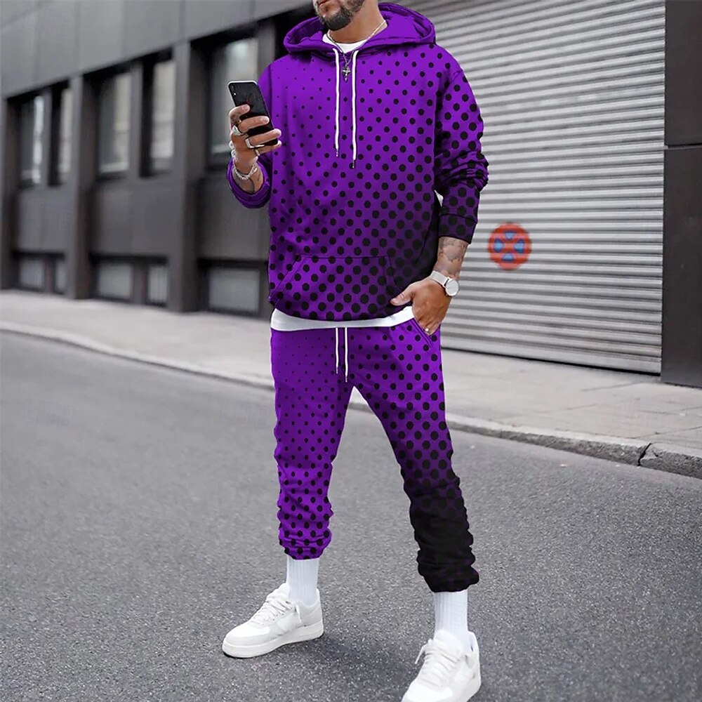 Funny 3D Polka Dot Print Men's - Men'S Fashion Hoodies recensione e prezzo