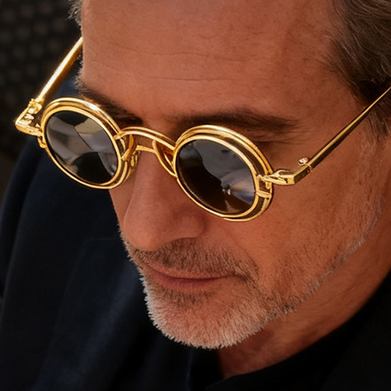 Metal Rotundity Punk Sunglasse - Fashion Men Vogue recensione e prezzo