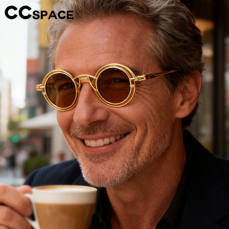 Metal Rotundity Punk Sunglasse - Fashion Men Vogue recensione e prezzo