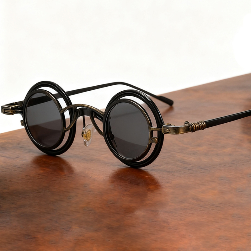 Metal Rotundity Punk Sunglasse - Fashion Men Vogue recensione e prezzo