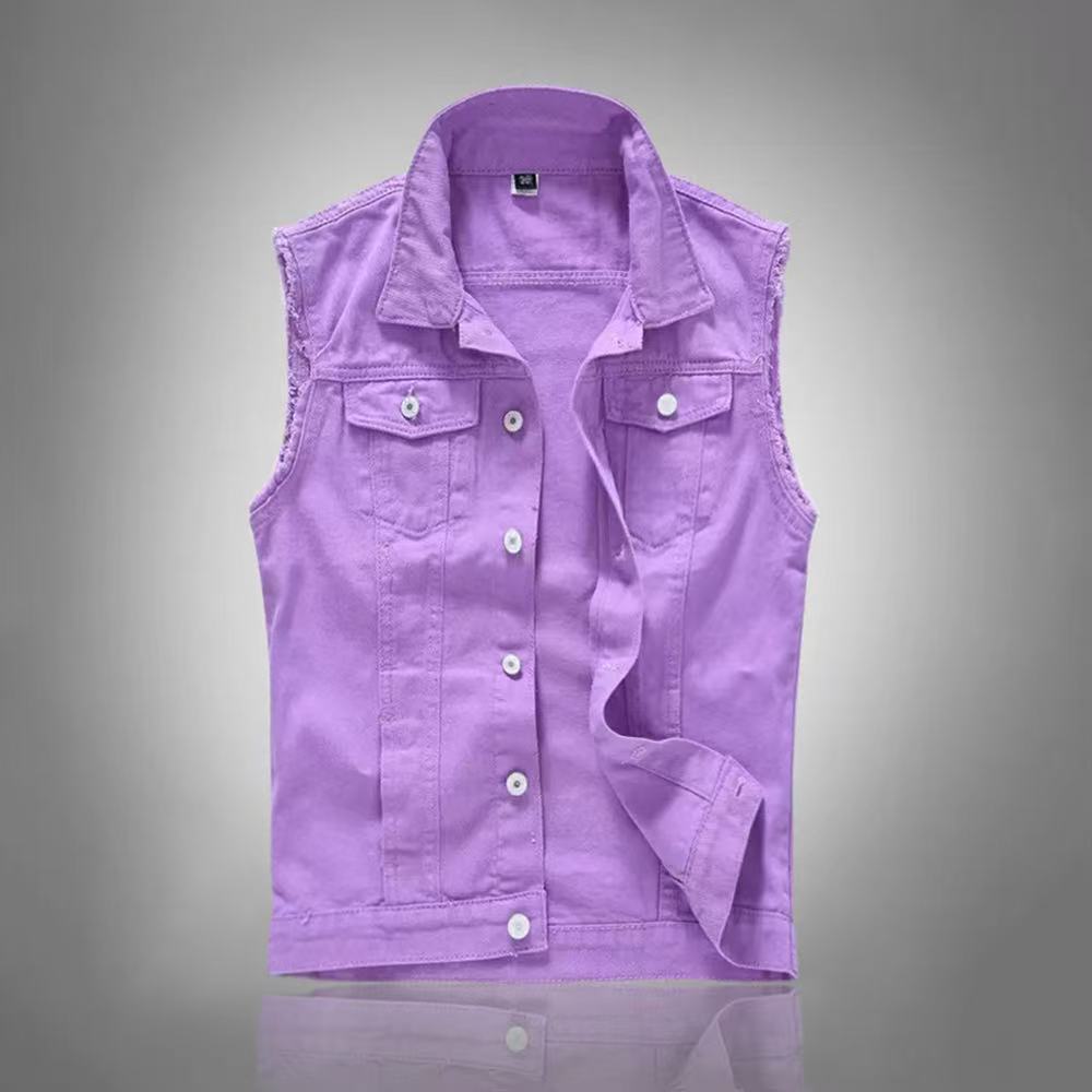 New Fashion Men Blue Casual De - Men'S Fashion Vest With Jeans recensione e prezzo