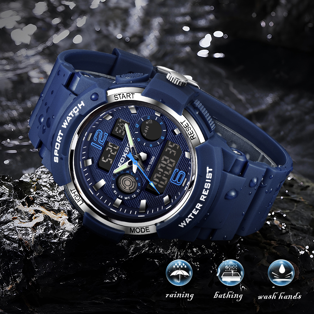LIGE New Men's Sports Digital  - Mens Fashion World recensione e prezzo