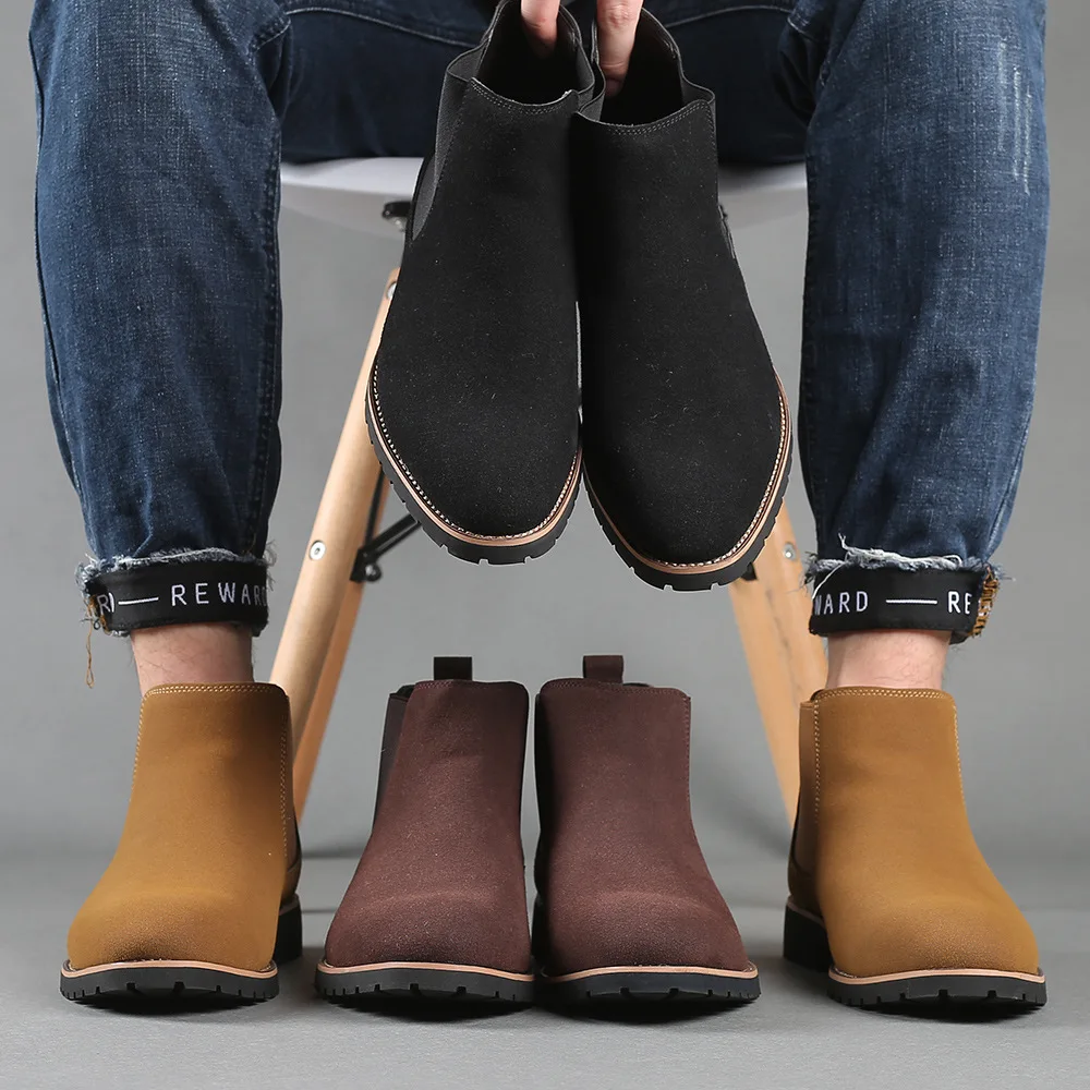 Men Ankle Boots British Style  - Mens Fashion Winter 2025 recensione e prezzo