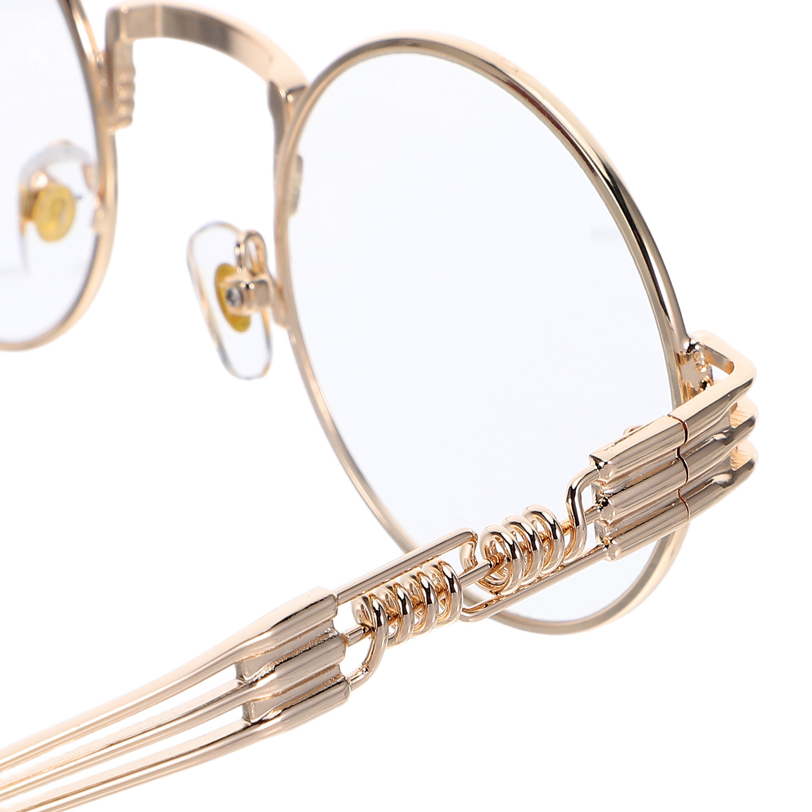 Retro Round Metal Steampunk Ey - Men'S Fashion Non Prescription Glasses recensione e prezzo