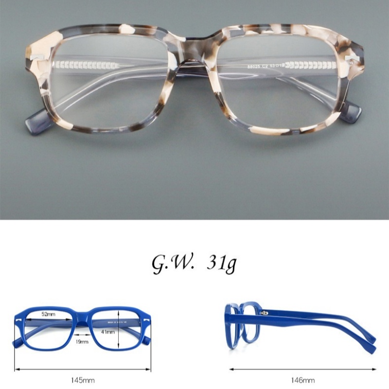Acetate Optical Glasses Frame  - Men'S Fashion Non Prescription Glasses recensione e prezzo