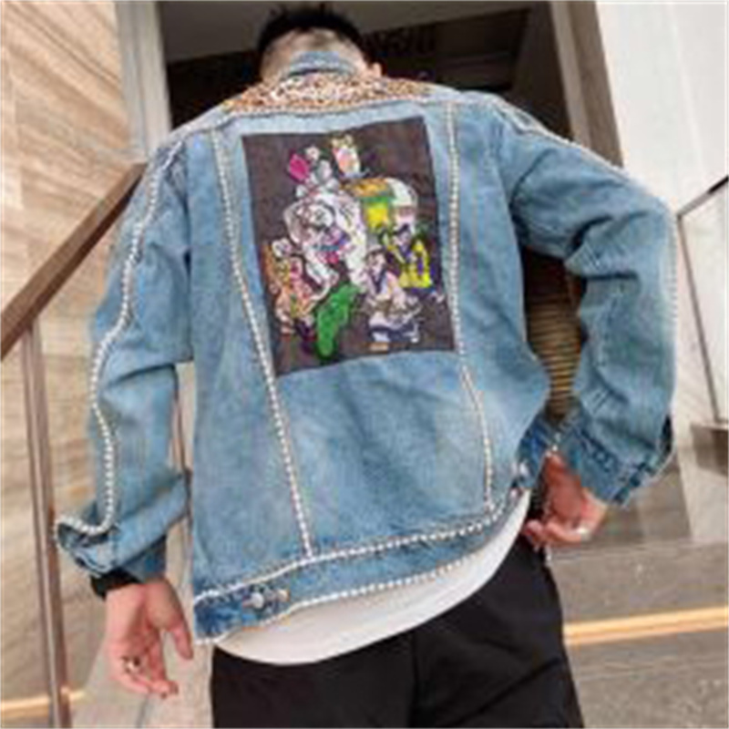Diamond Border Printing Fashio - Men'S Fashion Vest With Jeans recensione e prezzo