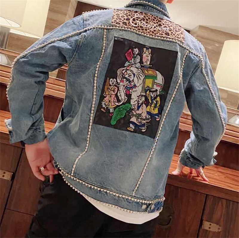 Diamond Border Printing Fashio - Men'S Fashion Vest With Jeans recensione e prezzo