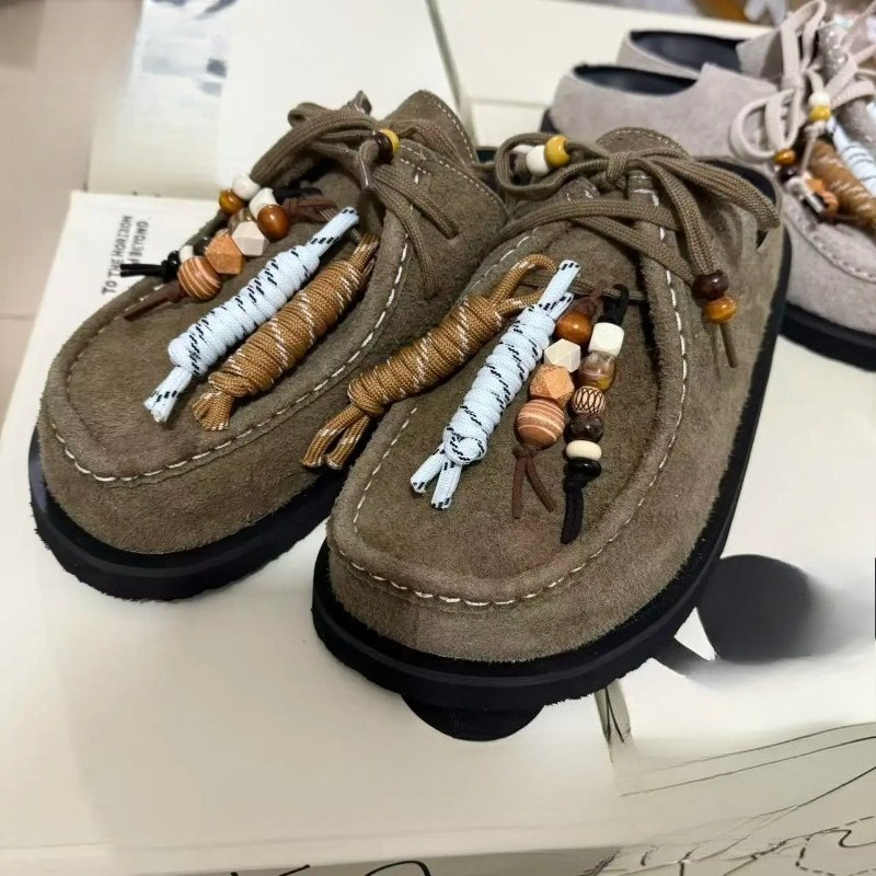 Women Men Clogs Cow Suede Leat - Suede Loafers Men recensione e prezzo