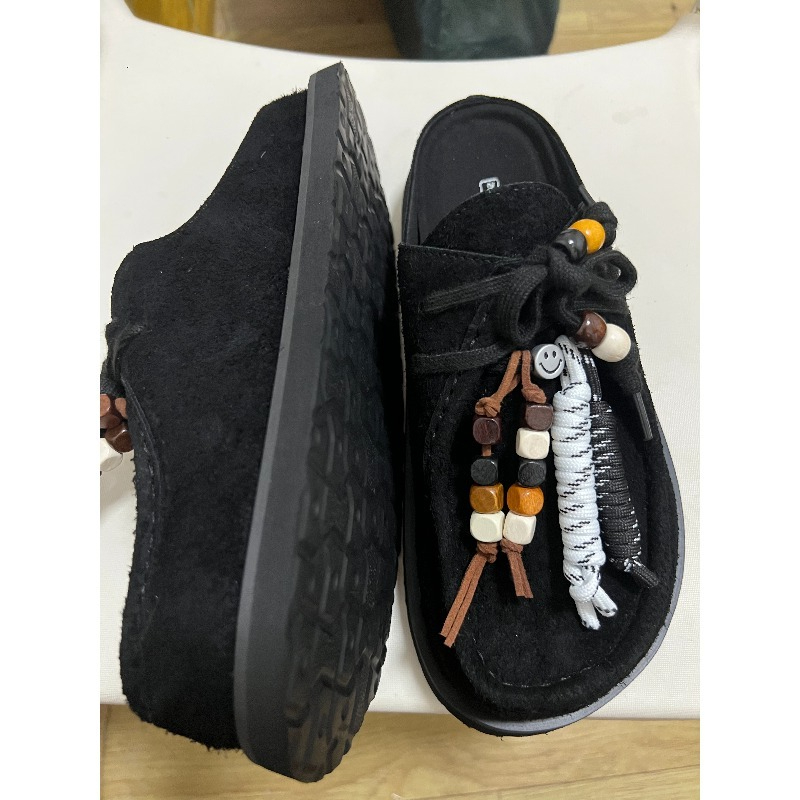 Women Men Clogs Cow Suede Leat - Suede Loafers Men recensione e prezzo