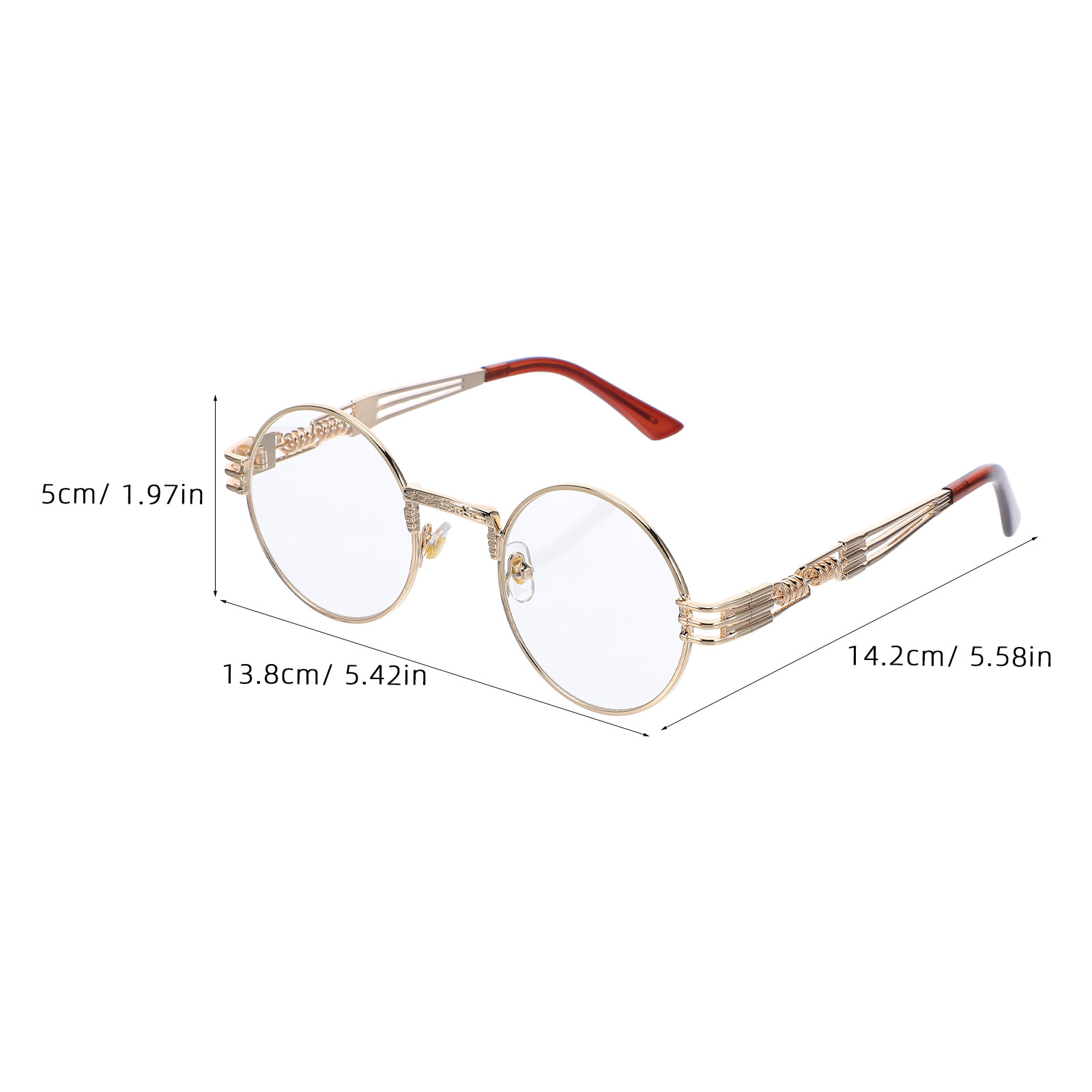 Steampunk Sun Glasses Retro Ro - Men'S Fashion Non Prescription Glasses recensione e prezzo