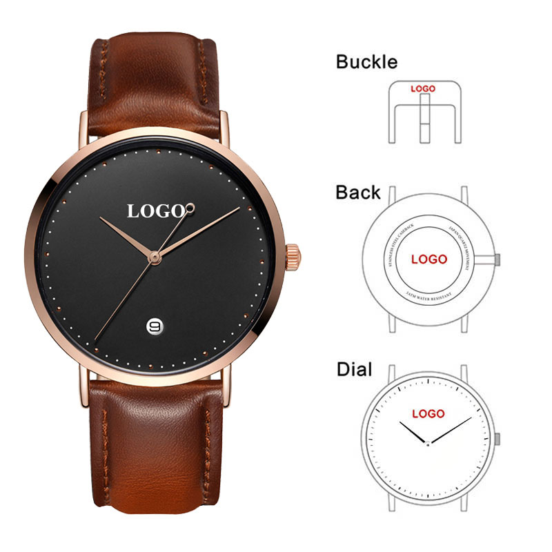 CL026  Black Rose Gold Build B - Men'S Fashion Logo recensione e prezzo