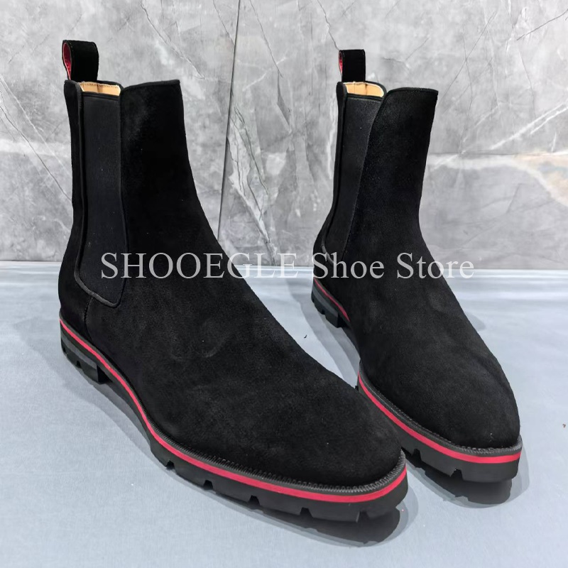 Black Cow Suede Men’s Boots Ro - Mens Fashion Winter 2025 recensione e prezzo