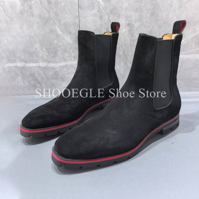 Black Cow Suede Men’s Boots Ro - Mens Fashion Winter 2025 recensione e prezzo
