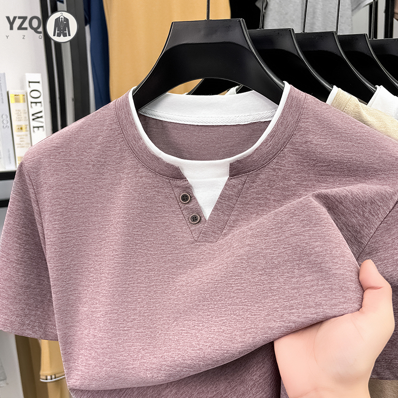 Mens Short Sleeve T Shirt Henl - Men Fashion Upper recensione e prezzo
