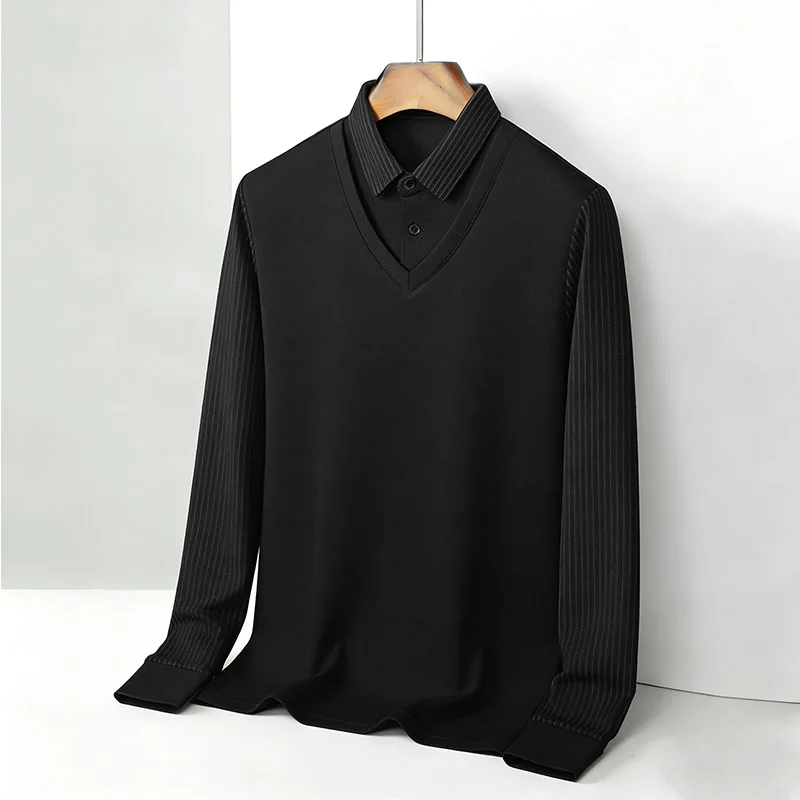 Men's Fake Two Piece Shirt Col - Men Fashion Upper recensione e prezzo
