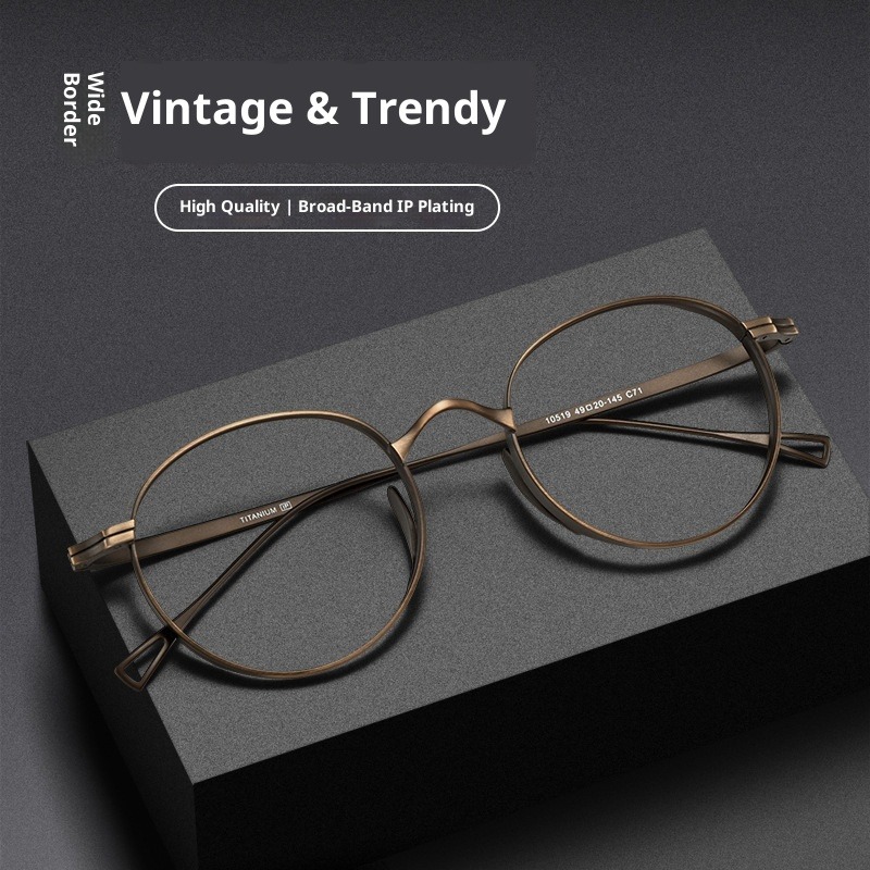 SO POTENT Men Titanium Alloy O - Men'S Fashion Non Prescription Glasses recensione e prezzo