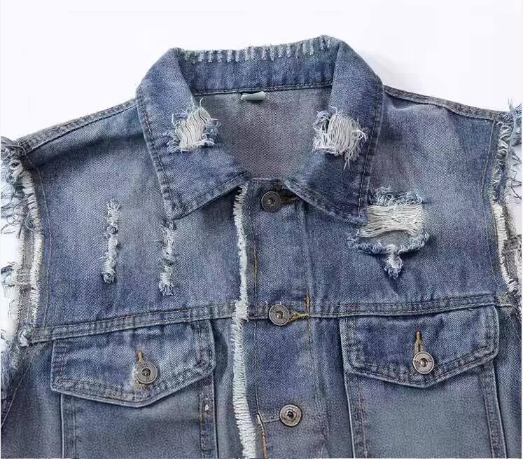 New Fashion Men Blue Casual Ri - Men'S Fashion Vest With Jeans recensione e prezzo
