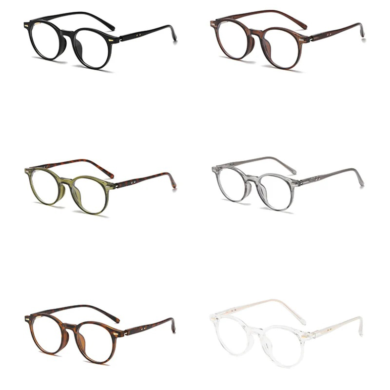SHAUNA Retro Rivets Round Punk - Mens Fashion Reading Glasses recensione e prezzo