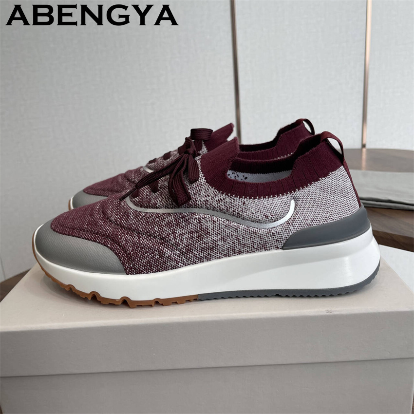 Men New Multicolour Knitted lo - Men'S Fashion Loafers Shoes recensione e prezzo