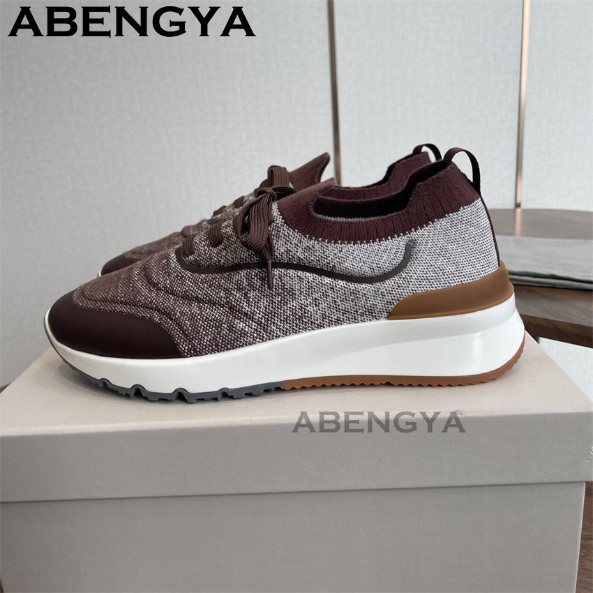 Men New Multicolour Knitted lo - Men'S Fashion Loafers Shoes recensione e prezzo