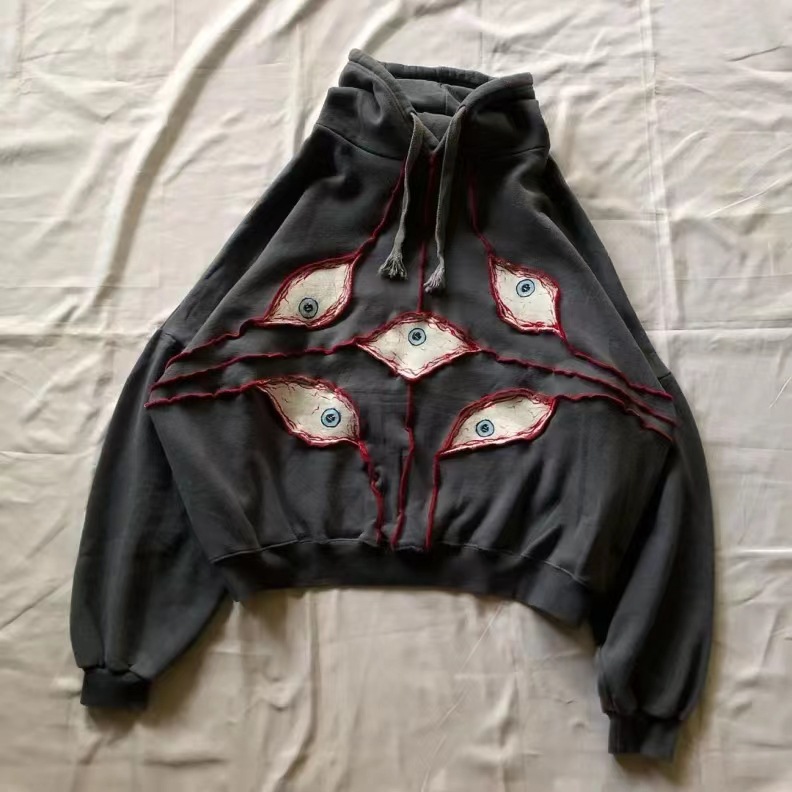 Men Clothing Y2K Demon Eyes Se - Men'S Fashion Hoodies recensione e prezzo